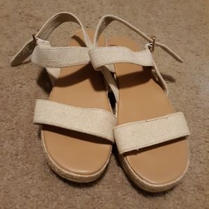Biege Espadrille Sandals
